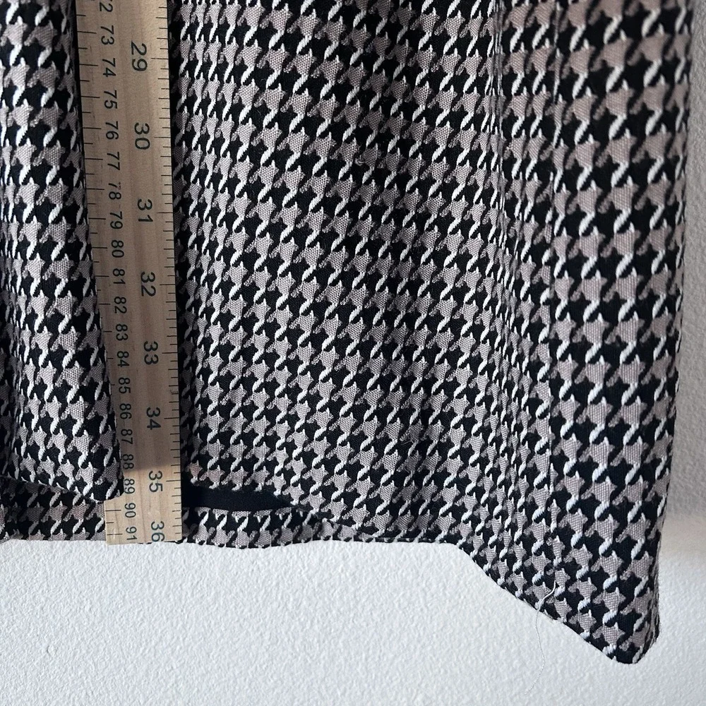 Sanctuary‎ Carly Coat Longline Blazer Jacket Saddle Houndstooth Oversized Size L - Picture 12 of 13